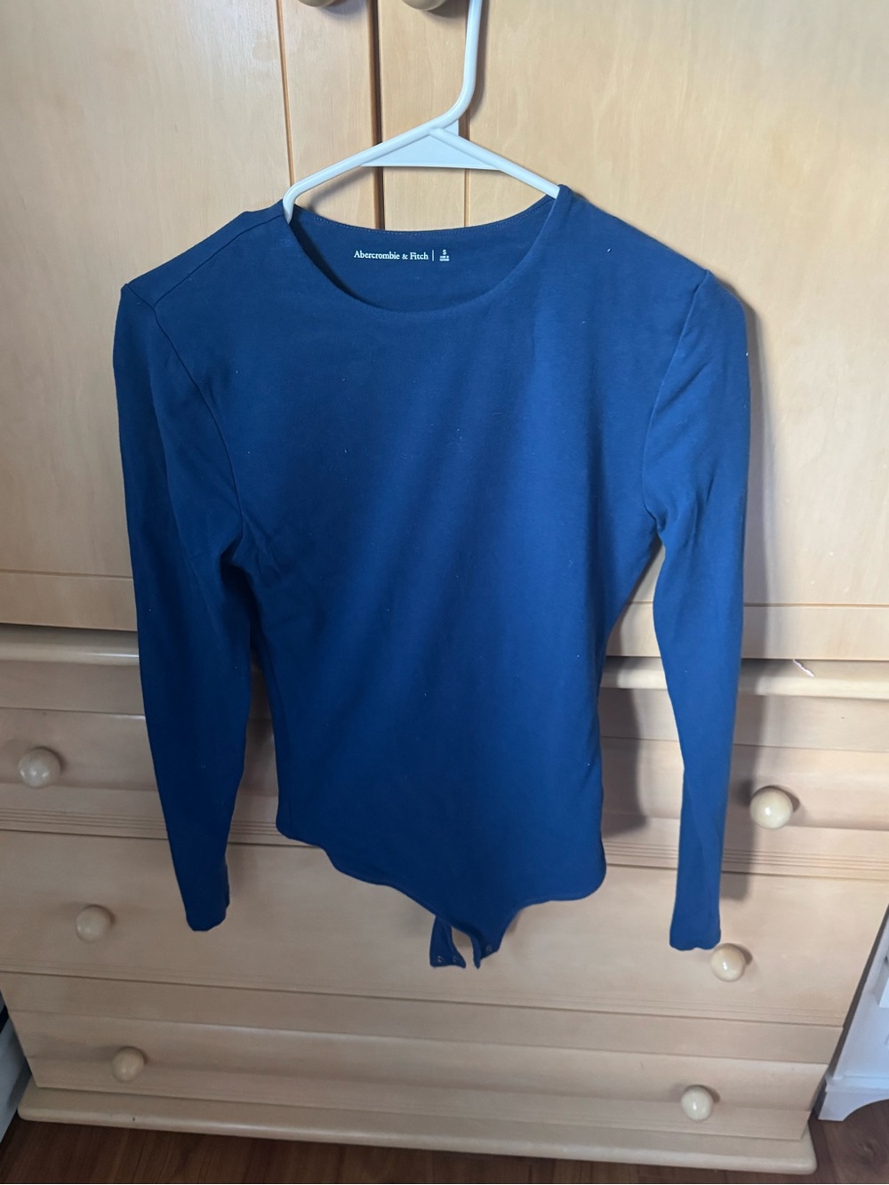 Abercrombie & Fitch Dark Blue Long Sleeve Bodysuit